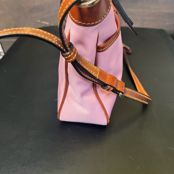 Dooney & Bourke Pink Nylon & Leather Patch Pocket Crossbody Bag - Picture 15 of 16
